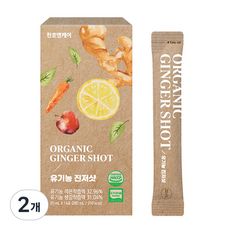 천호엔케어 유기농 진저샷 14p, 280ml, 2개