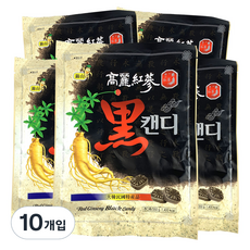 Korea Food 紅蔘黑糖果, 10入, 350g
