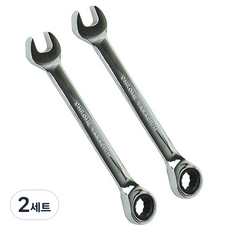 棘輪扳手 1 6mm+7mm, 2套