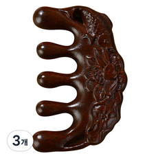 떼루와 물고기 디자인 괄사 마사지 빗, 3개