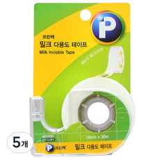프린텍 밀크 테이프 18mm x 30m MD1830, 5개