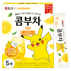 담터 포켓몬 콤부차 레몬, 5g, 30개입, 5개