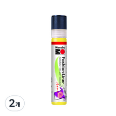 Marabu 時尚眼線液 25ml 020 檸檬, 1 種顏色, 2個