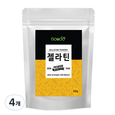 구도 젤라틴 가루, 500g, 4개