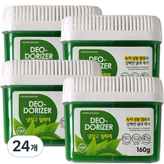 香草故事冰箱除臭綠茶凝膠, 160g, 24個