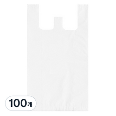 에스디 손잡이 봉투 백색, 10L, 100개