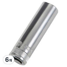SATA 六角長套筒 11mm 12404, 6個