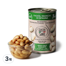 GUSTO SANO 罐裝黃豆, 400g, 3個
