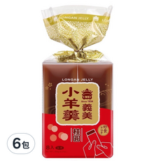 義美 小羊羹 桂圓 8入, 264g, 6袋