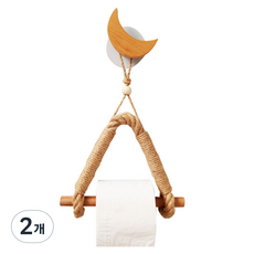 DG생활 감성 휴지걸이 DG-24, 달, 2개