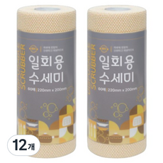 일회용 수세미, 12개, 60개입