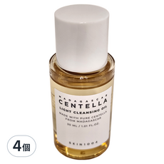 Skin1004 馬達加斯加積雪草輕盈潔面油 4個 溫和卸妝 深層清潔毛孔, 30ml