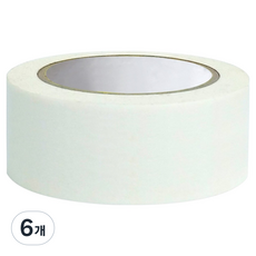 월드크린 마스킹테이프 48mm x 20m, 6개