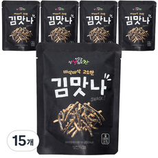 바삭바삭 고소한 김맛나, 15개, 80g