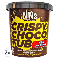 NIMS 크리스피 초코컵 씨리얼 패밀리컵, 2개, 250g