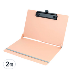 ABEL 力大牌 隨行摺疊板夾 A4 66236 328 x 230 x 15.7mm, 粉橘色, 2個