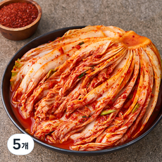농가식품 포기김치, 1kg, 5개