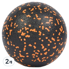 쏙쏙채움 시원한 마사지볼 스몰 지름 8cm, 2개, 오렌지 무늬