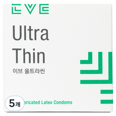 EVE 울트라씬 콘돔, 5개, 3개입