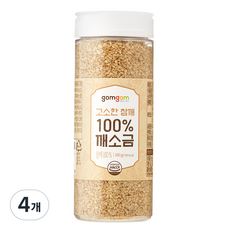 곰곰 고소한 참깨 100% 깨소금, 100g, 4개