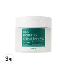 ANSWER NINETEEN 積雪草泛醇護膚棉片, 192g, 3罐