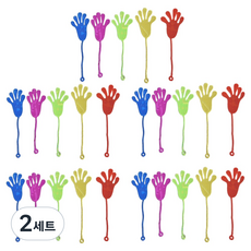 픽미 손바닥 끈끈이 찐득이 5종 x 5p, 블루, 그린, 옐로, 레드, 퍼플, 2세트