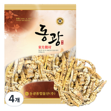 동광한방몰 국산 말린 백하수오 백수오, 150g, 4개