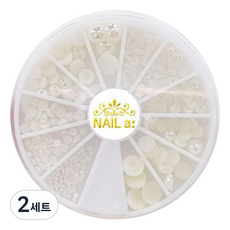 Nail Room 美甲寶石飾品組, 016 珍珠混合寶石, 2套