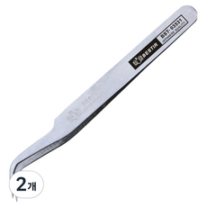 BESTIR 정밀 핀셋 곡선형 120mm BST-03531, 2개