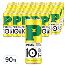 펄세스 프로틴 스파클링 10g 탄산음료 레몬라임맛, 240ml, 90개