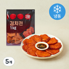 식자재왕 김치전 (냉동), 1kg, 5개