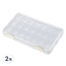 Anna&U 可分離式21格一個月份量保健食品藥盒 白色, 2個