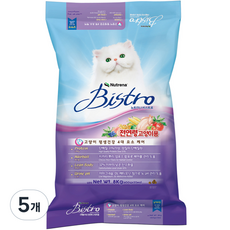뉴트리나 전연령 고양이 비스트로 기능성 사료, 헤어볼, 8kg, 5개 헤어볼, 8kg, 5개