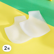 정월나나 발뒷꿈치 실리콘 보호 패드 화이트, 2개입, 2개