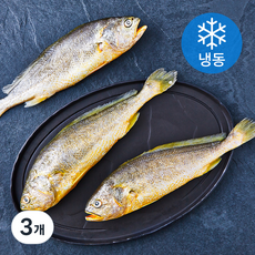 고고새우 부세조기 특대 3미 (냉동), 900g, 3개