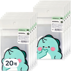 POPO FANCY B-Rhino OPP 包裝袋 小 15入, 混合顏色, 20個