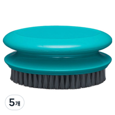 리코즈 다용도 틈새 청소 욕실 주방 세탁 브러쉬, 에메랄드 그린, 5개