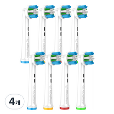올데이해피 오랄비 전동 칫솔모 호환용 4p, EB25X, 4개