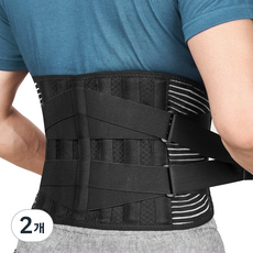 메디칼코어 프리미엄 더블액션 허리 보호대, 2개