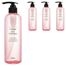 어퓨 라즈베리 식초 헤어 샴푸, 500ml, 4개