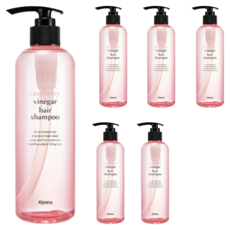 어퓨 라즈베리 식초 헤어 샴푸, 500ml, 6개
