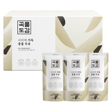 곡물도감 국산 서리태 콩물두유, 180ml, 15개