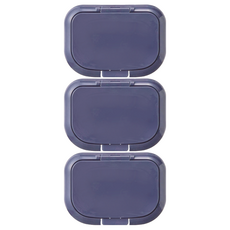 Skater 可重複使用濕紙巾蓋 WTL1AG, 深藍色, 3個