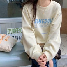 피어니스트 오버핏 비비드 라운드 맨투맨