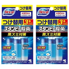 KOBAYASHI 小林製藥 BLUELET 馬桶清潔芳香凝膠補充條 棉花香氛 3入, 84g, 2組