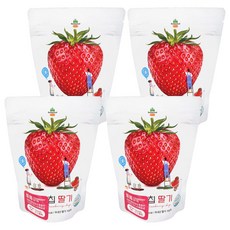 Ssalgwaja 米餅村 無添加寶寶水果脆片 草莓口味, 13g, 4包