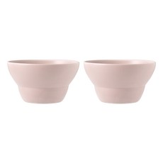 BOWLBOWL 韓國製復古碗, 粉紅色, 2件