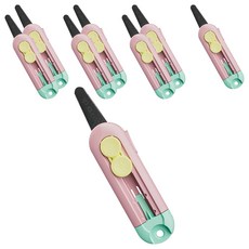 마다꾸미 다용도 안전 커터칼, 핑크, 8개
