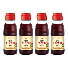 샘표 진간장 금F3, 150ml, 4개