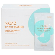 DIBAMBI The Premium 烘衣機專用纖維柔軟紙 13 柑橘海洋, 40入, 1個